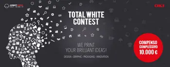 TOTAL WHITE CONTEST: WE PRINT YOUR BRILLIANT IDEAS.  Creathead, la community della creatività di Agenzia Brand, e OKI System Italia premiano i migliori progetti da stampare