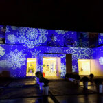 Esterno illuminato Natale Exit Spa experience 4
