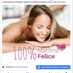 I social Media e le PR per Exit Spa Experience Massaggio Festa della mamma