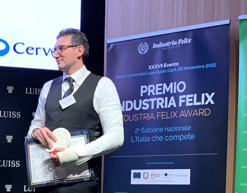 Manini Prefabbricati vince il premio nazionale “Industria Felix – L’Italia che compete”
