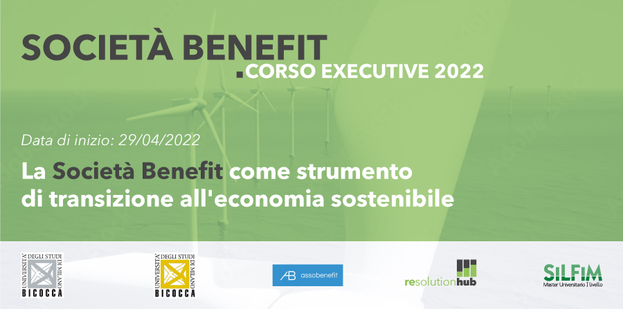 Re-Solution Hub, Bicocca e Assobenefit varano il corso executive sulle Società Benefit