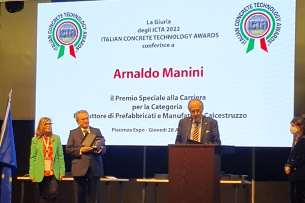 ICTA 2022: prestigioso premio alla carriera per Arnaldo Manini