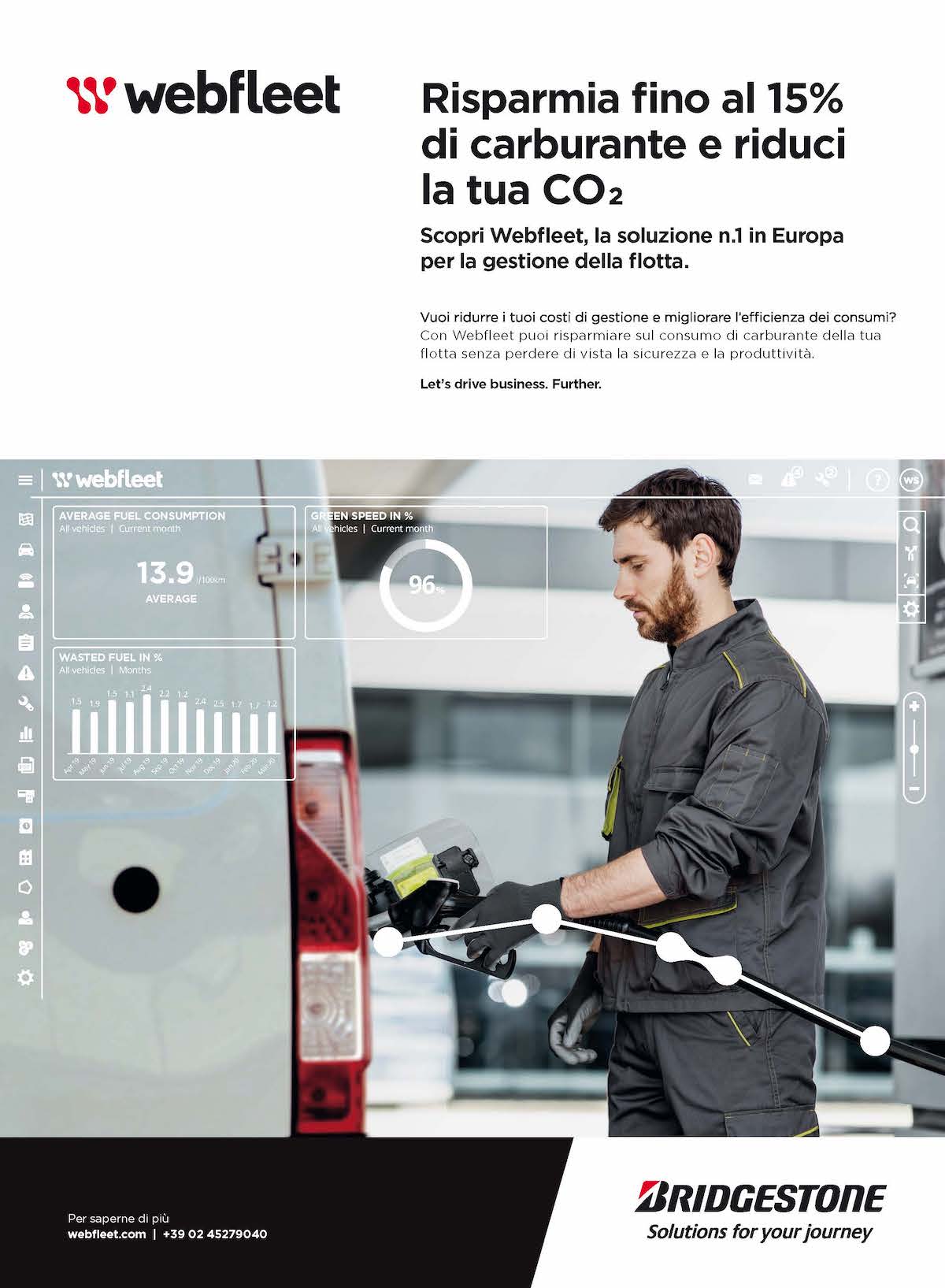 Campagna Webfleet Bridgestone sul carburante Campagna Webfleet Bridgestone sul carburante