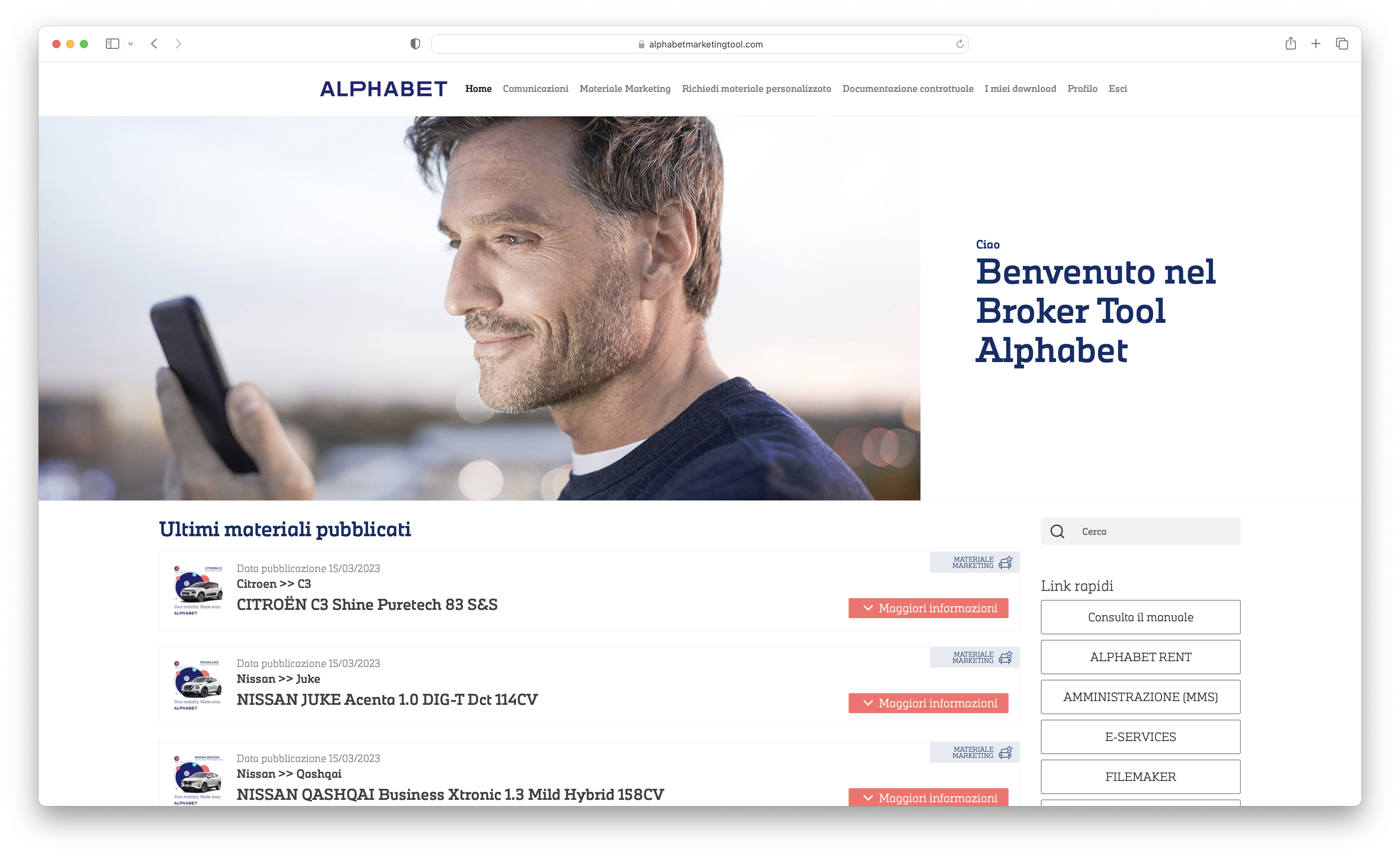 Home Broker Tool Alphabet