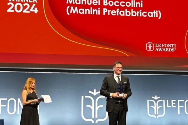 L'amministratore Delegato di Manini Prefabbricati è CEO dell'anno - Le Fonti Awards XIV Edizione