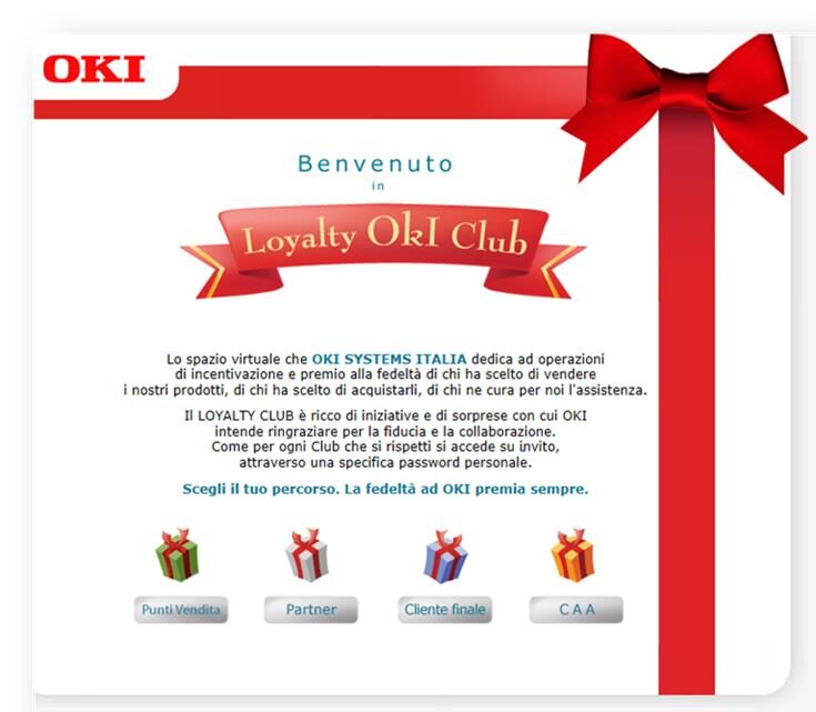 Portale OKI LOYALTY