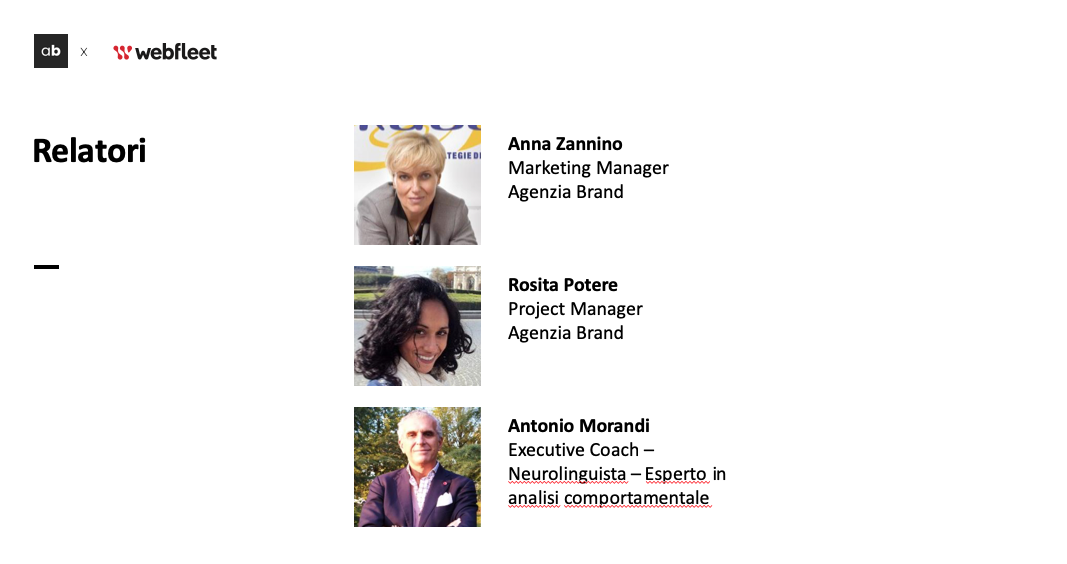 Il corso di Media Training - I docenti