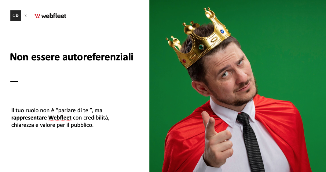Il corso di Media Training - Non essere autoreferenziali