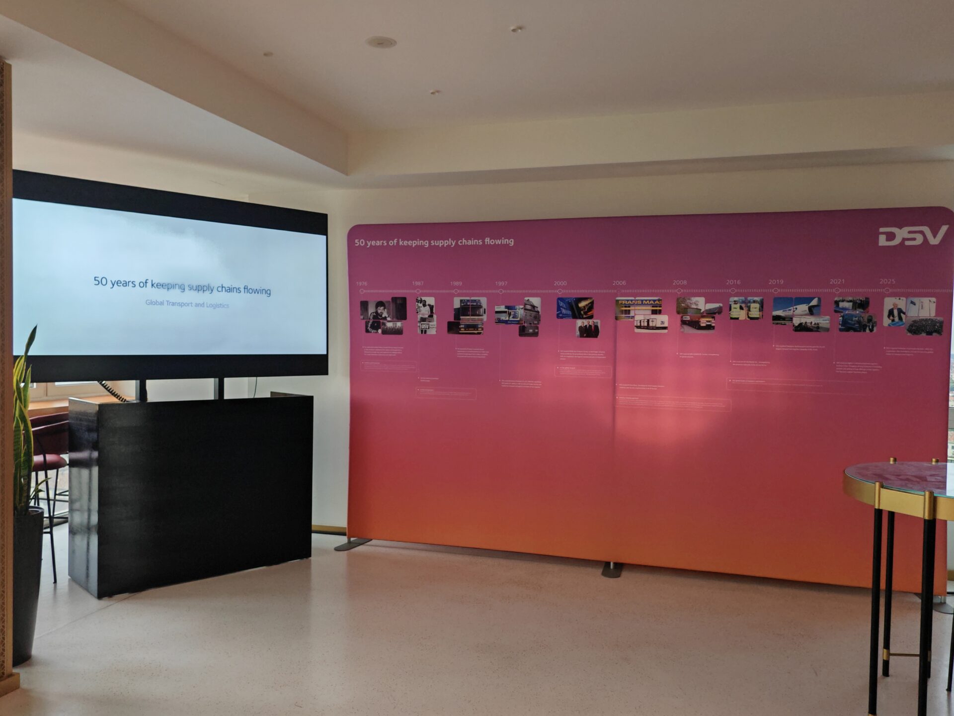 DSV celebra 50 anni di storia: un evento firmato Agenzia Brand